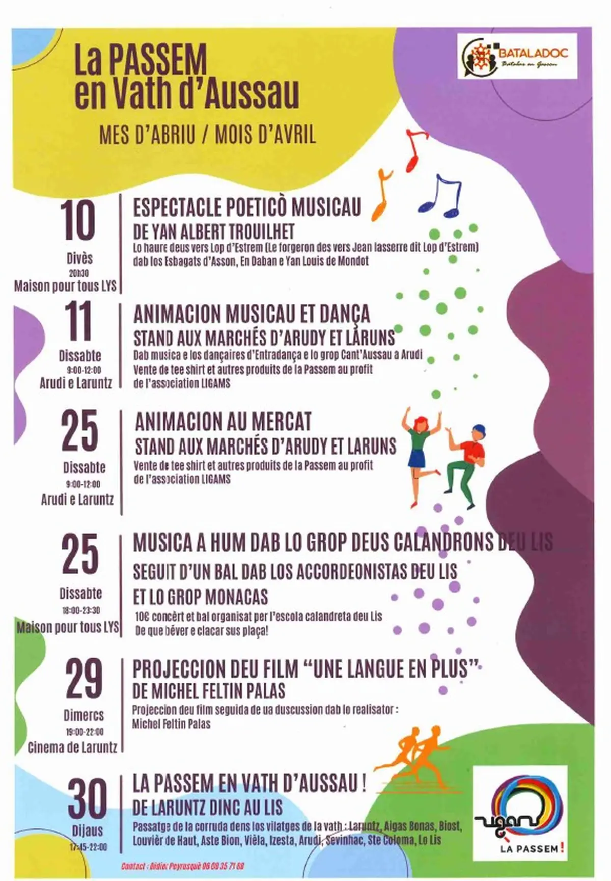 Projection du film Une langue en plus