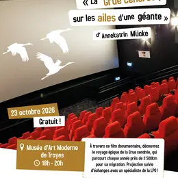 Projection – Échanges « La Grue cendrée : Sur les ailes d’une géante » de Annekatrin Mücke