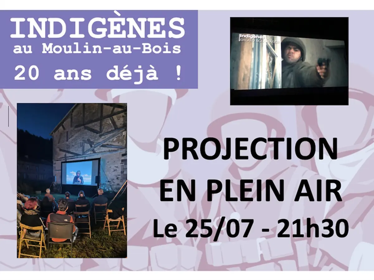 Projection en plein air Indigènes
