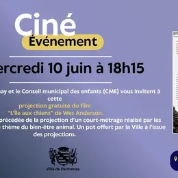 Projection Films Les animaux de la Marchandière et Lîle aux chiens