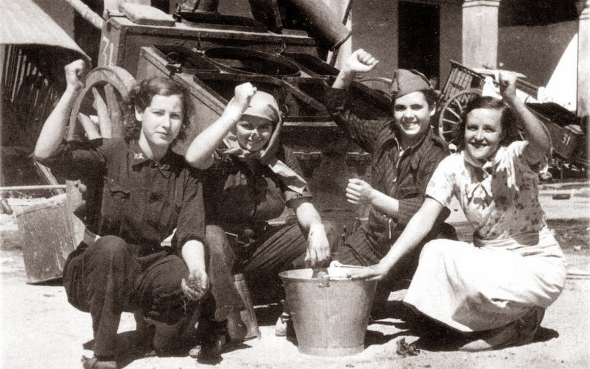 Femmes espagnoles en lutte juillet 1936