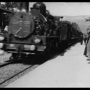 Projection : L'arrivée d'un train à La Ciotat de Louis Lumière