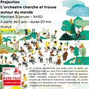Projection : l'orchestre cherche et trouve autour du monde