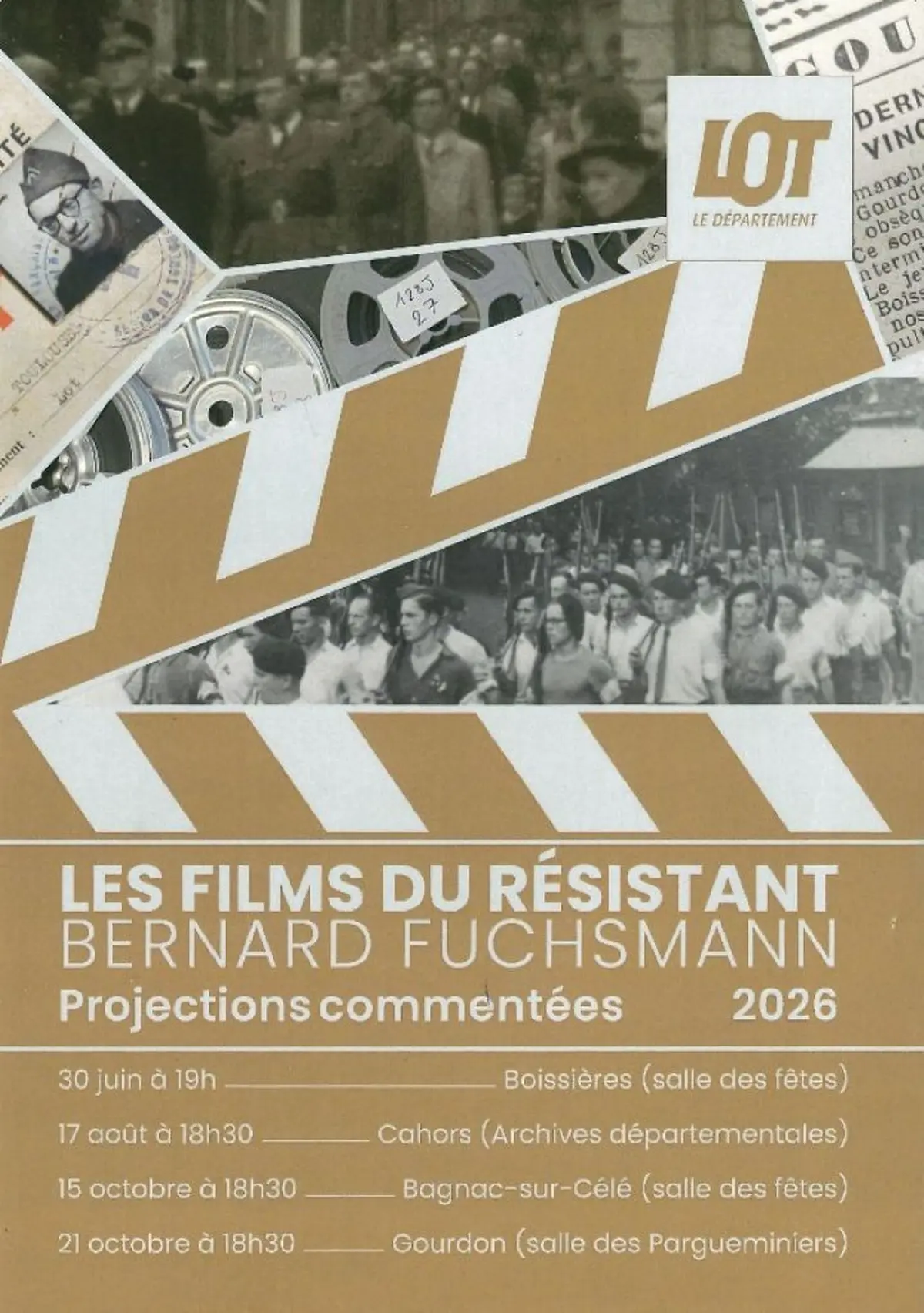 Projection : Les films du résistant Bernard Fuchsmann à Bagnac-sur-Célé