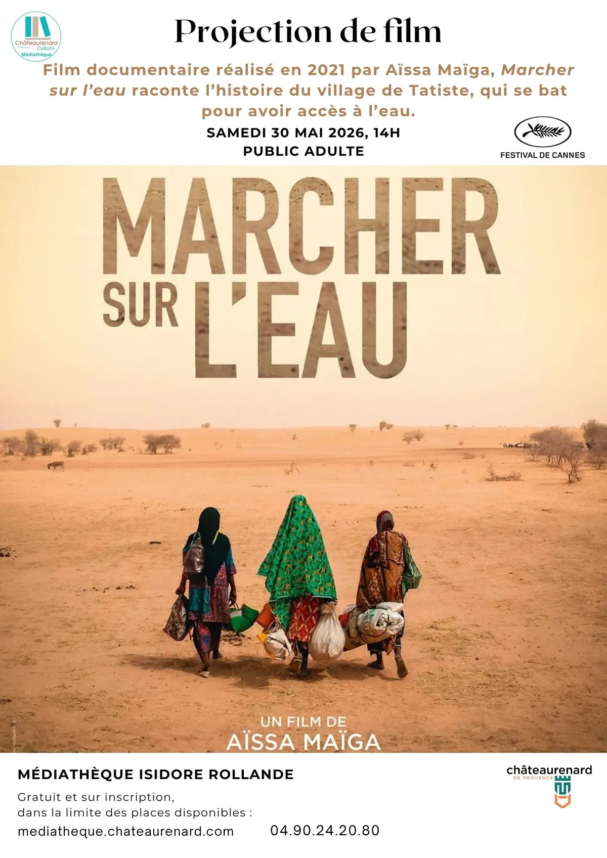 Projection Marcher sur l'eau