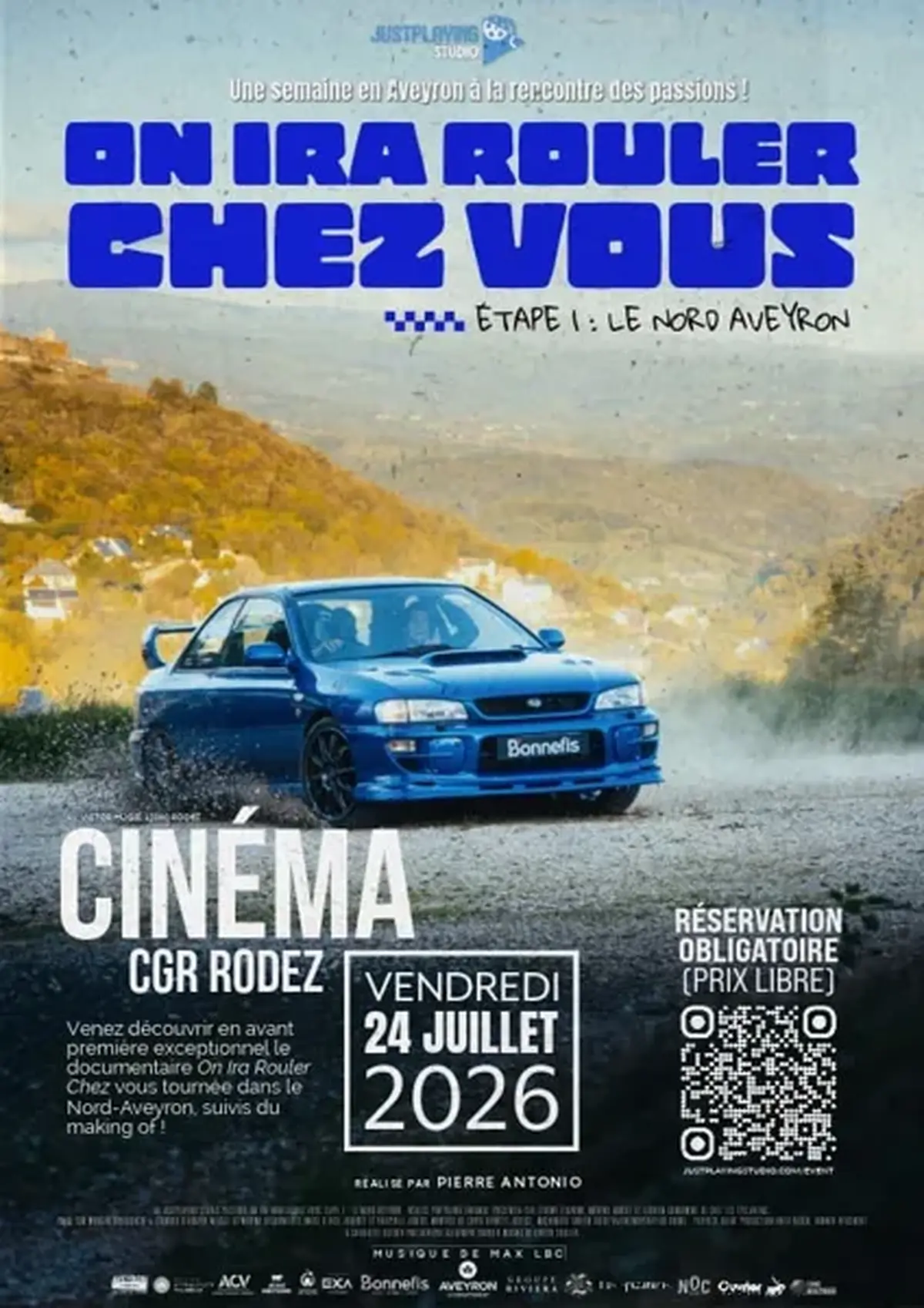 Projection : On Ira Rouler Chez Vous Étape 1 : Le Nord Aveyron au CGR de RODEZ !