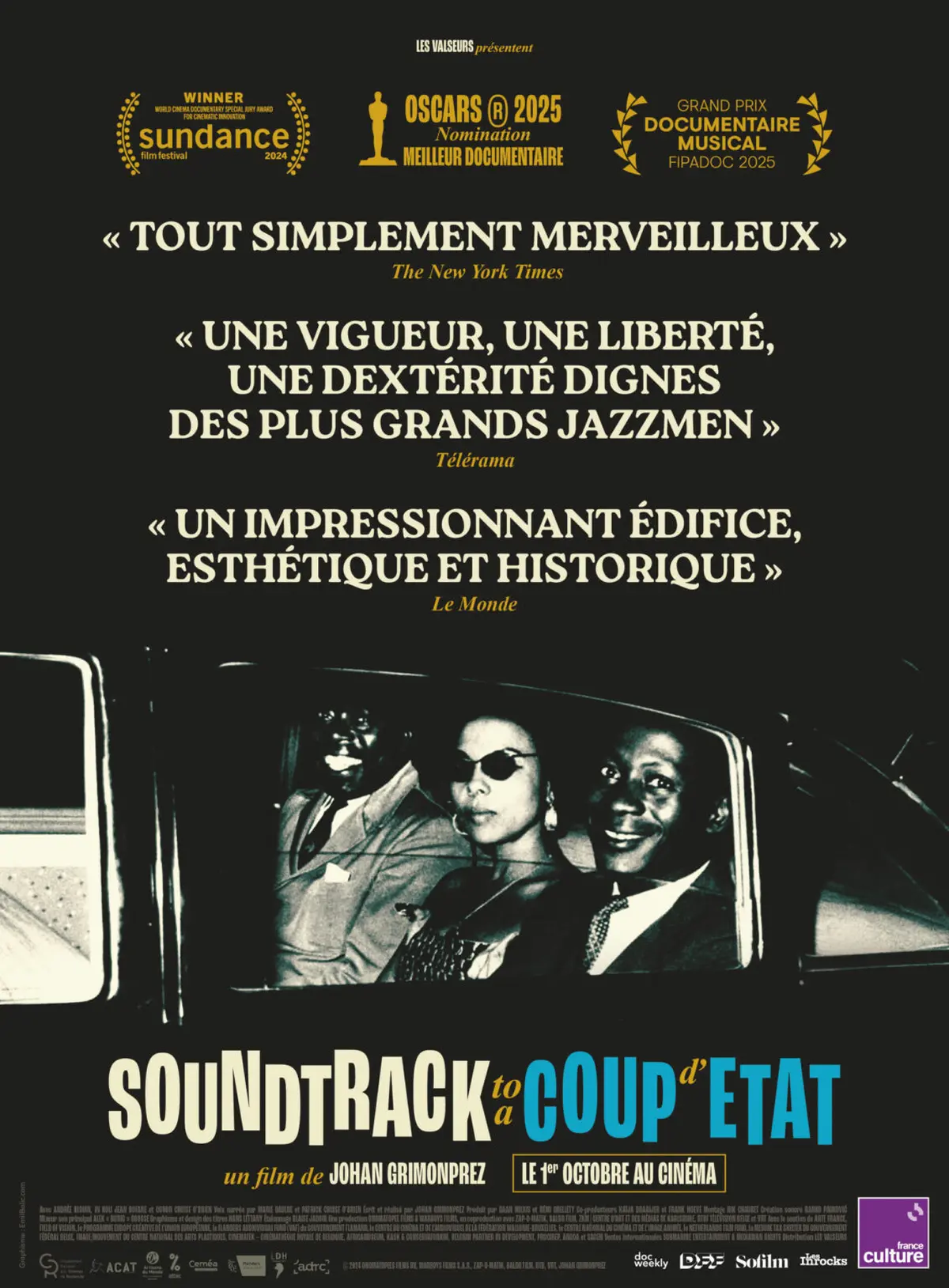 Projection Soundtrack to a coup d'Etat Souillac en Jazz
