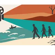 Projections de La forêt de Djibril par la compagnie Hommes et Terre et Whispers by the River Shore de Samiur Rahman