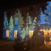 Projections lumineuses - mapping de Noël