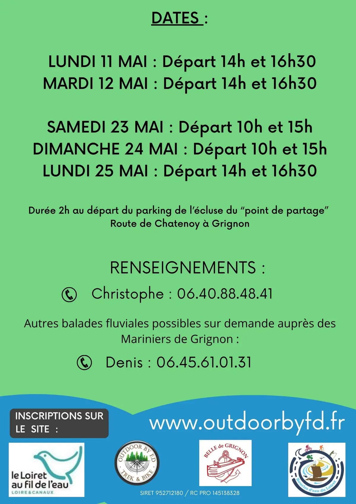 Promenades en bateau et balades pédestre