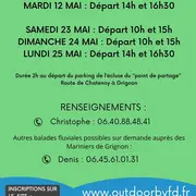 Promenades en bateau et balades pédestre