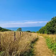 Promenons-nous sur les hauteurs des falaises des vaches noires.