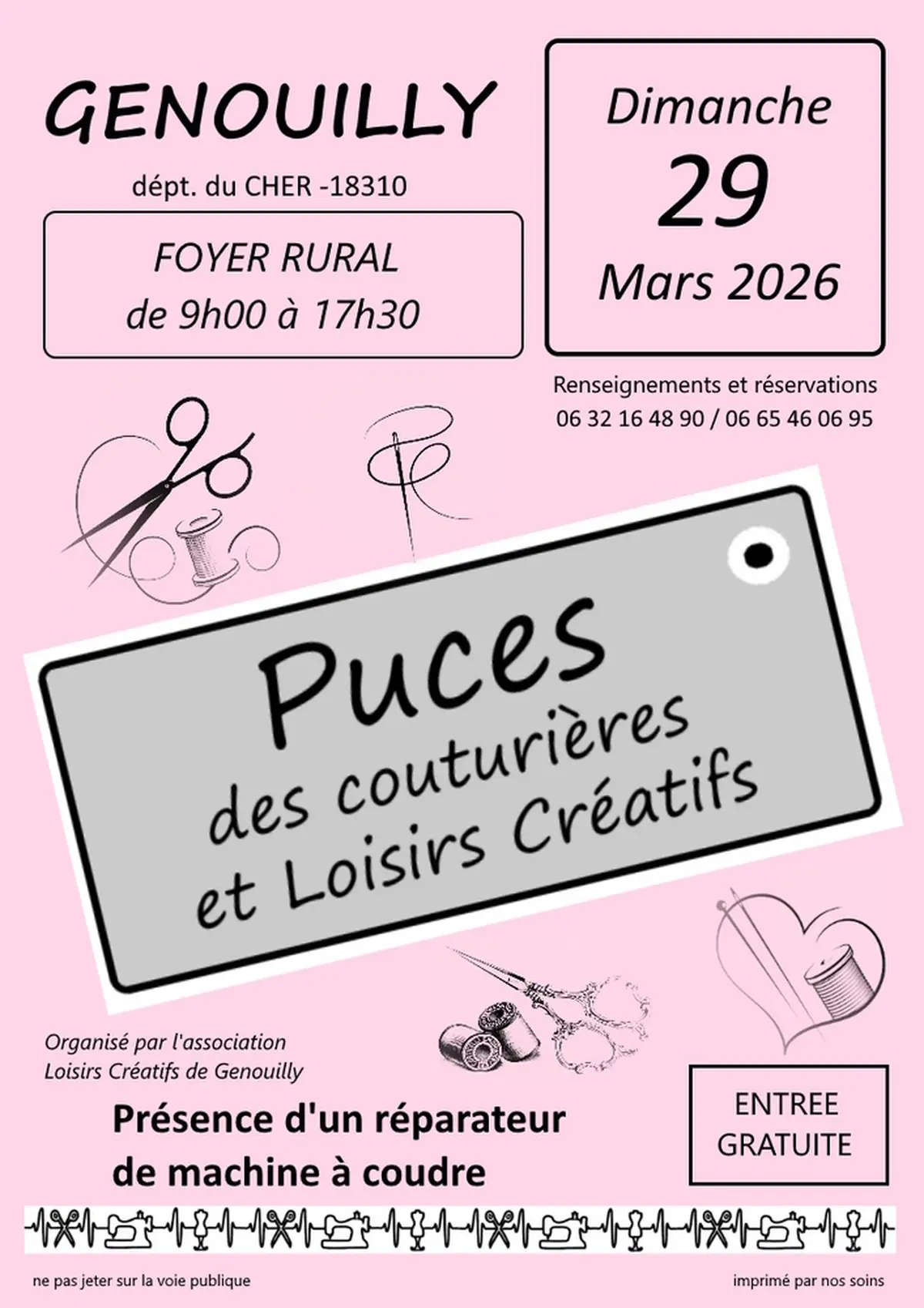 Puces des couturières et loisirs créatifs