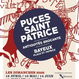 Puces Saint Patrice : Marché aux puces de Bayeux