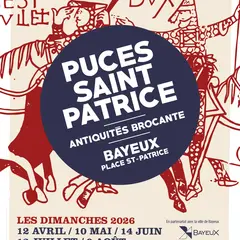 Puces Saint Patrice : Marché aux puces de Bayeux