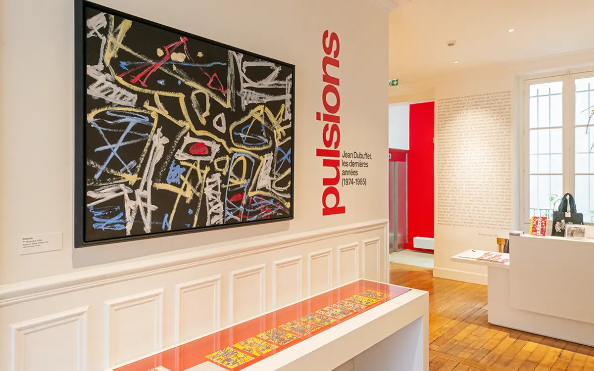 Vue de l'exposition Pulsions. Jean Dubuffet, les dernières années (1974-1985)