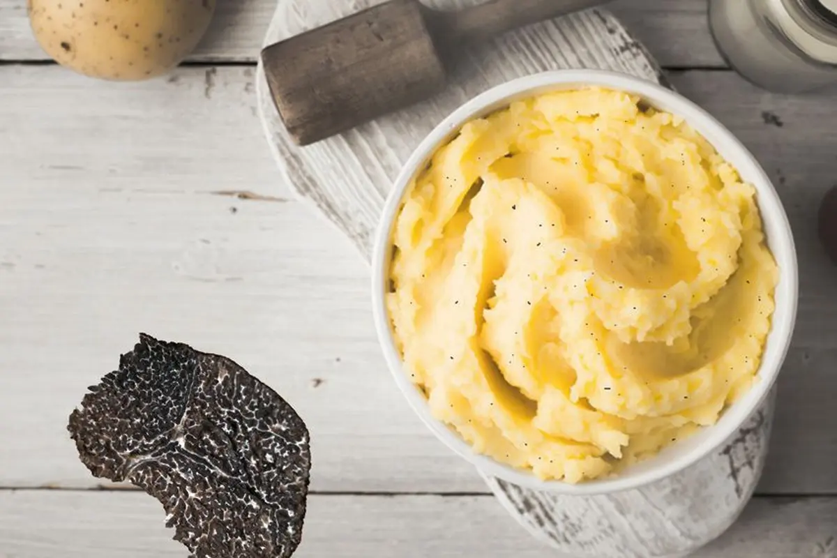 La purée à la truffe