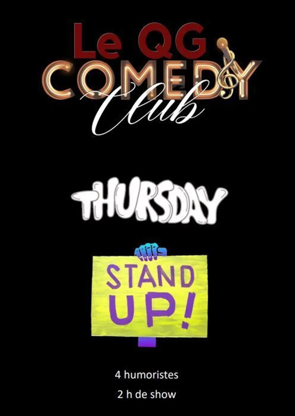 QG Comedy Club : Jeudi Stand up