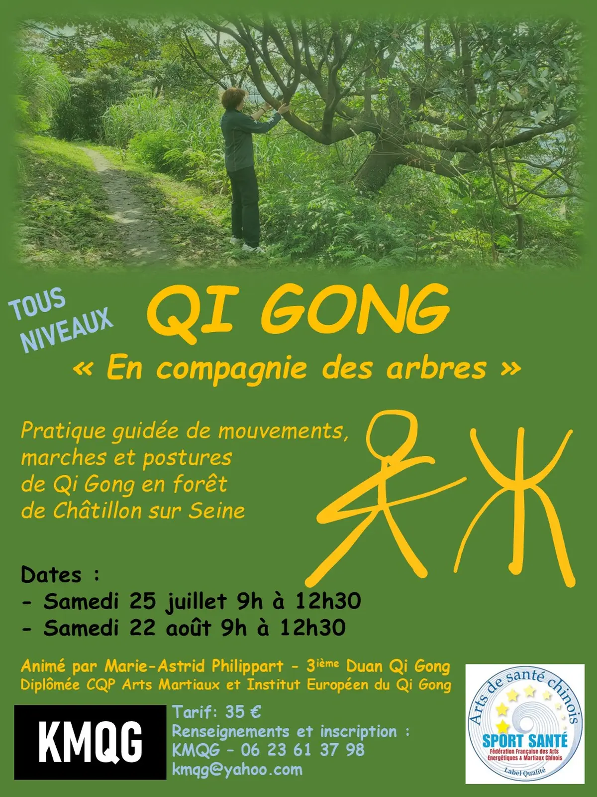 Qi Gong en compagnie des arbres