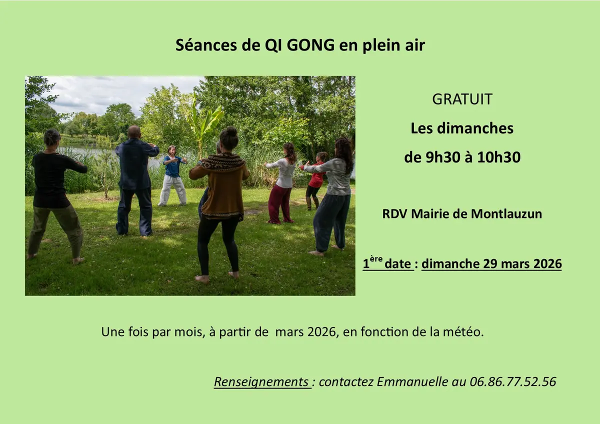 Qi gong en plein air