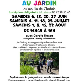 QI GONG en plein air au jardin