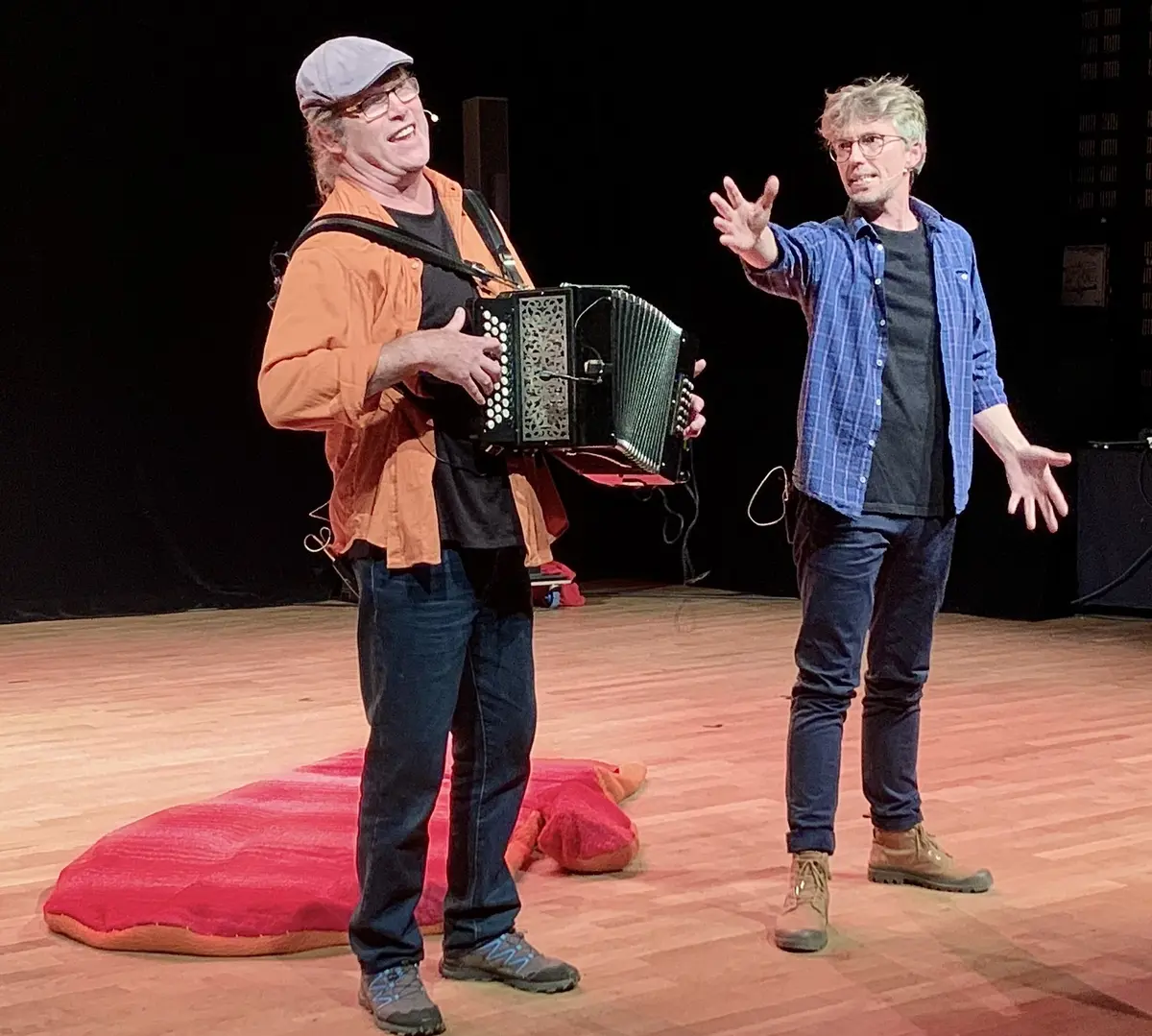 Qu'ét-o que çheu ? spectacle Parlanjhe - Festival de Bouche à Oreille