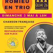 Quai 26 - Concert avec Rémi Romieu en Trio