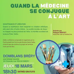 Quand la médecine se conjugue à l'art - Conférence de l'Université Ouverte