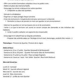 Quartiers d'été