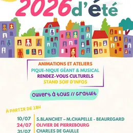Quartiers d'été : animations, ateliers...