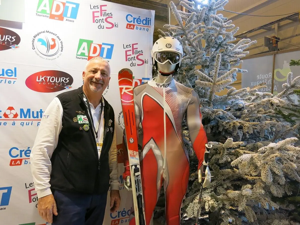 A skis sur le Munster