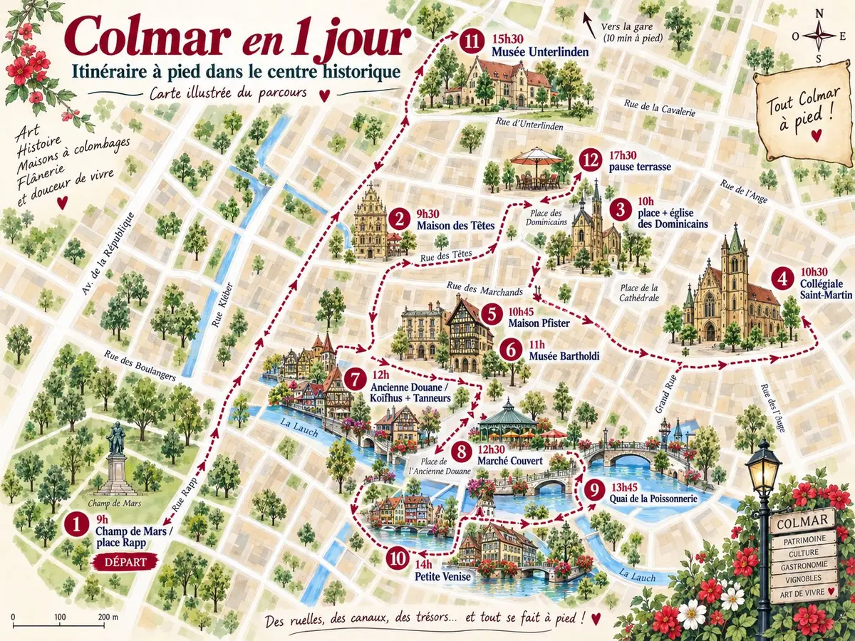 Que faire à Colmar en 1 jour ? Notre itinéraire pour visiter l’essentiel à pied