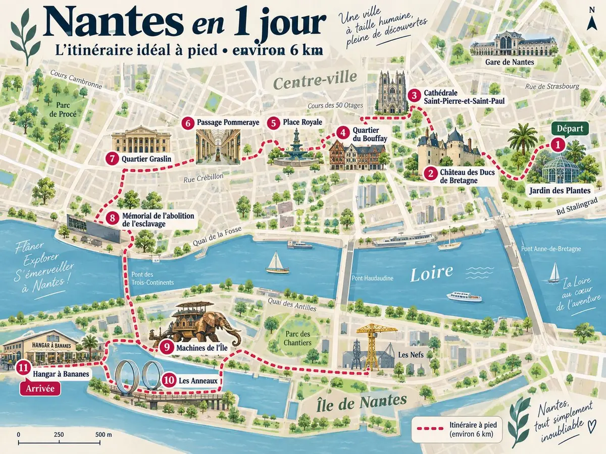 Que faire à Nantes en 1 jour ? Notre itinéraire pour ne rien manquer