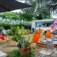 Le Jardin de Michèle est installé dans le jardin du Musée de l’Impression sur Étoffes &copy; Office de tourisme de Mulhouse