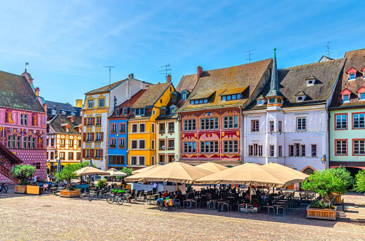 La place de la Réunion à Mulhouse