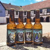 Les 4 bières made in Ecomusée d'Alsace ! DR
