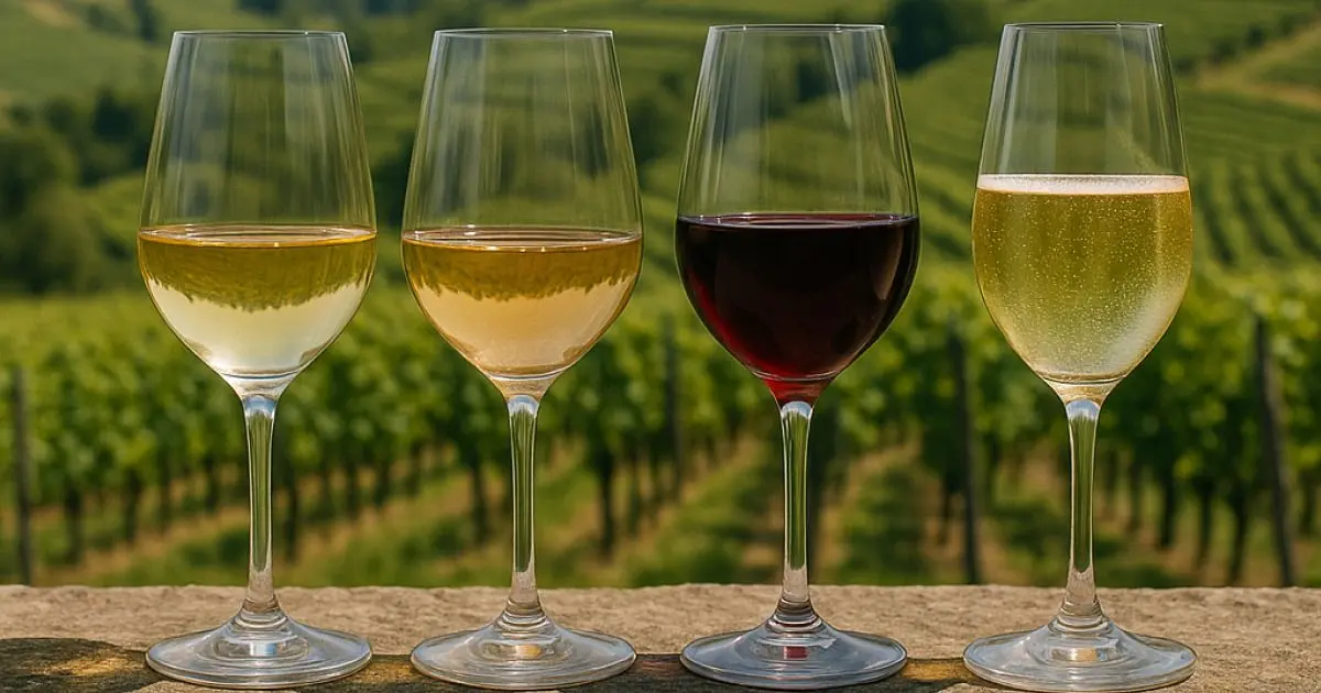 Verres de vins alsaciens