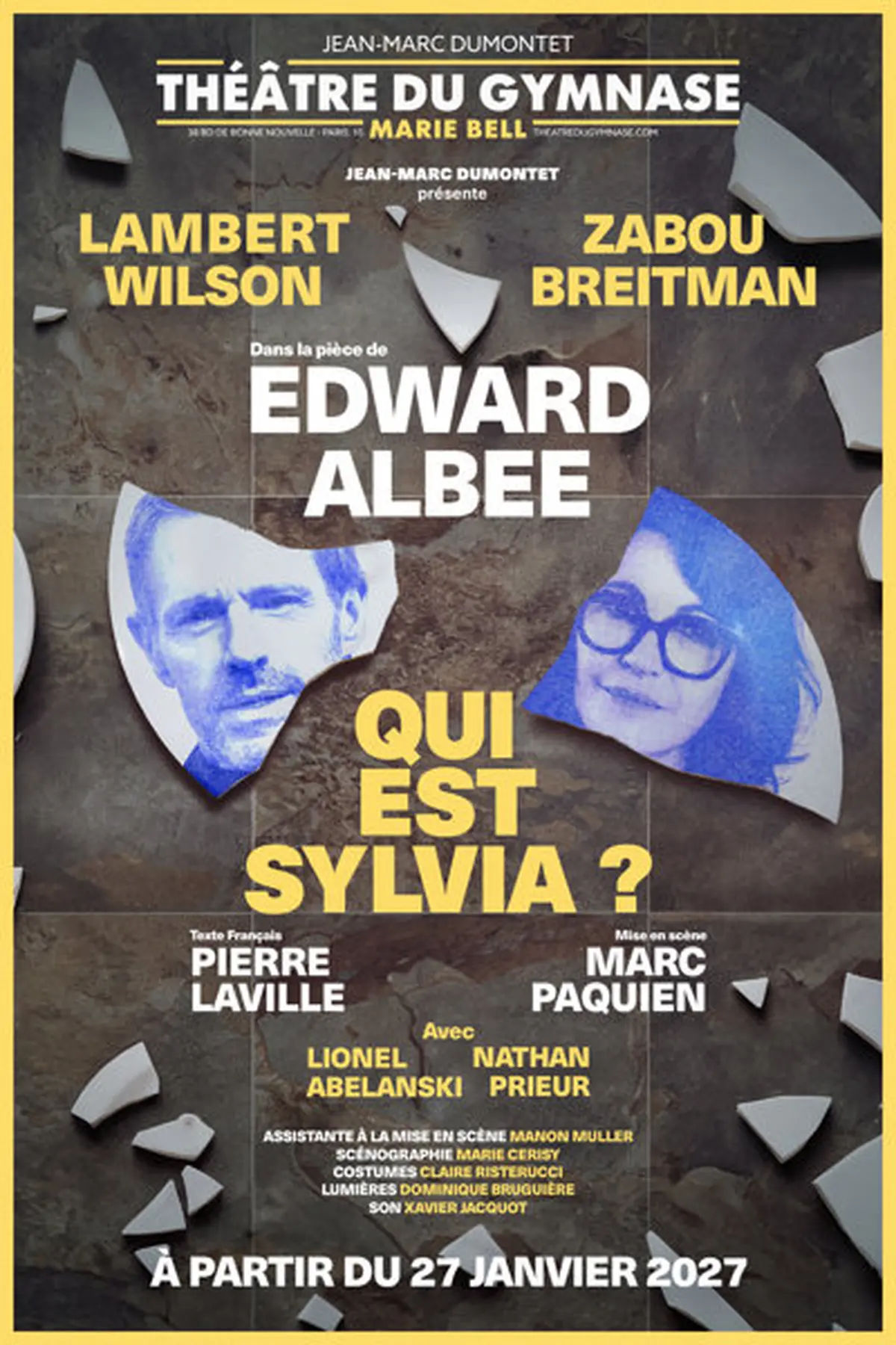 Qui est Sylvia ? avec Zabou Breitman et Lambert Wilson