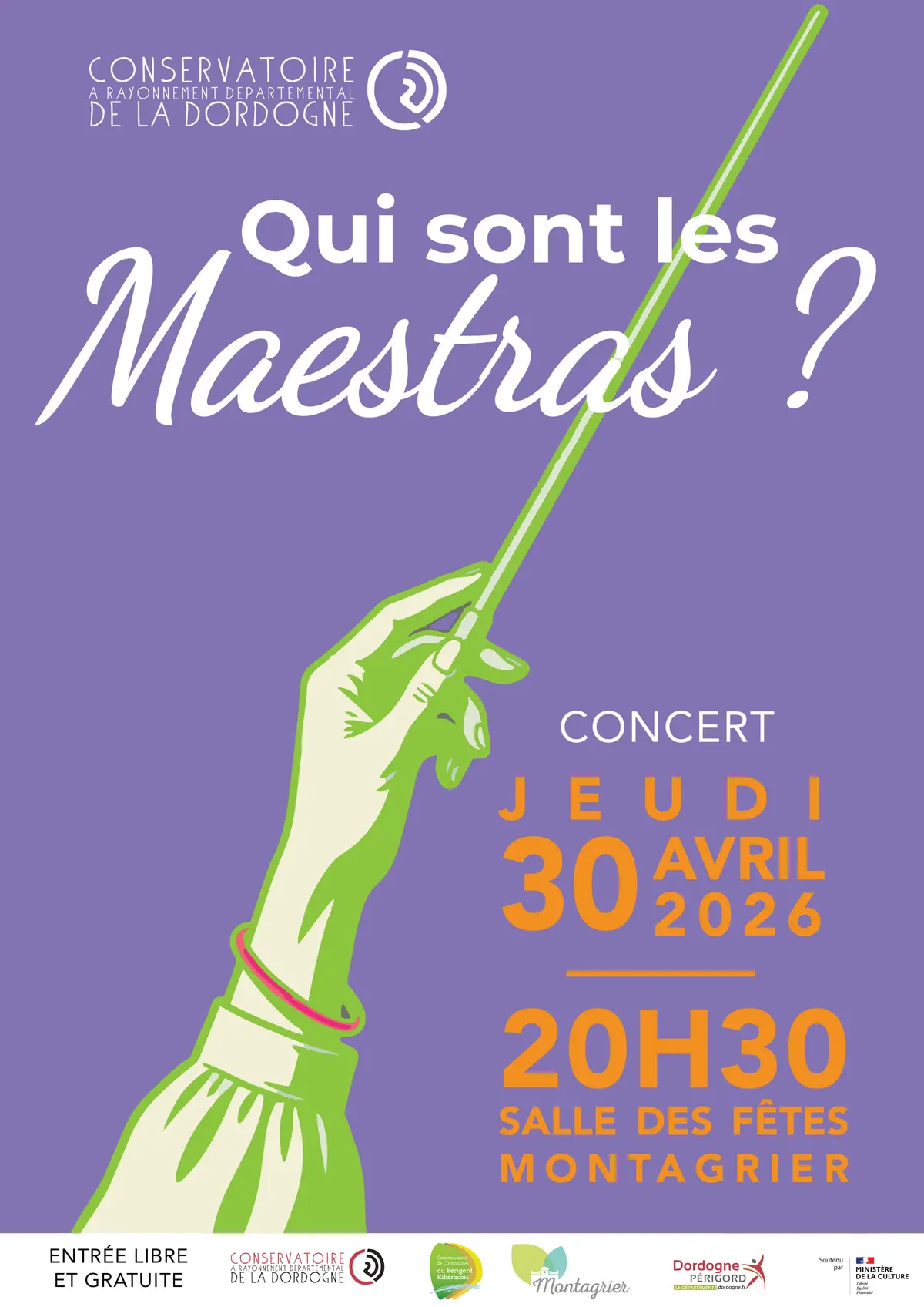 Qui sont les Maestras - Concert des élèves du conservatoire