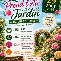 Quiers prend l'air au jardin