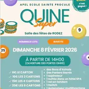 Quine APE Ecole Sainte Procule