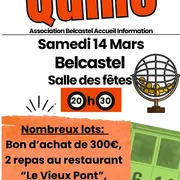 Quine de l'association Belcastel Accueil Information