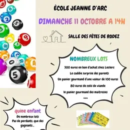 Quine de l'école Jeanne d'Arc