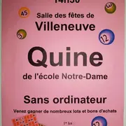 Quine de l'école Notre-Dame
