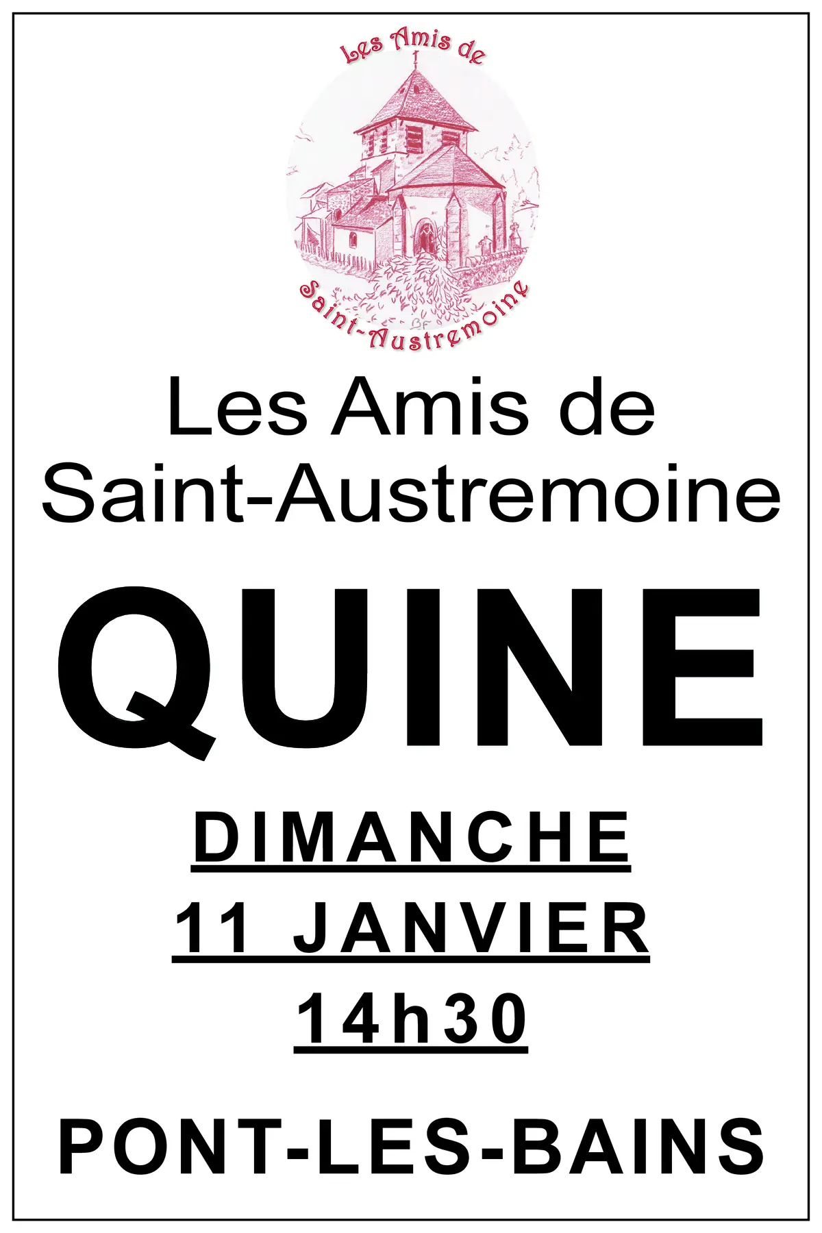 Quine des Amis de St-Austremoine