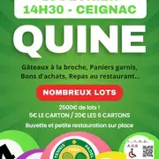 Quine du Club Tennis Padel Route d'Argent