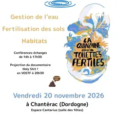 Quinzaine des toilettes fertiles - les toilettes sèches