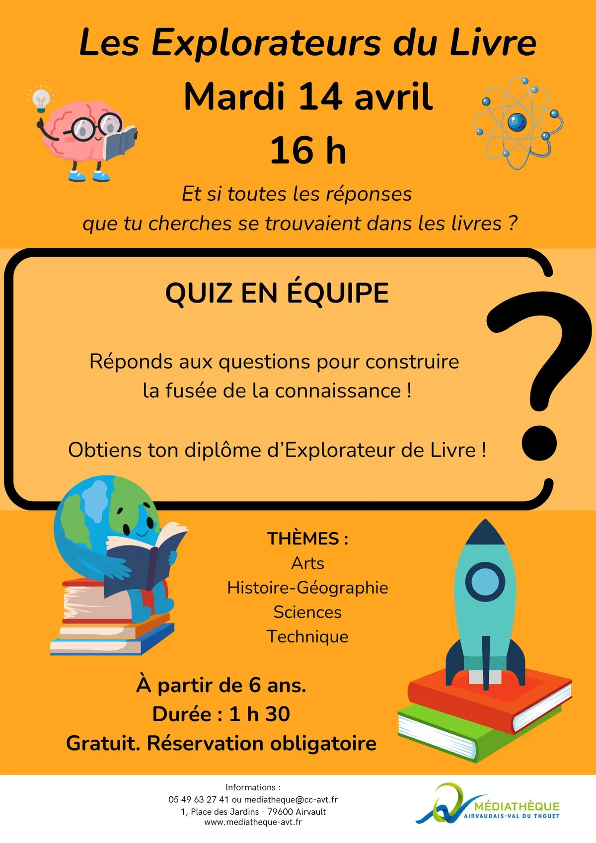 Quiz en équipe à la Médiathèque