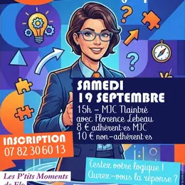 Quiz logique à la MJC !