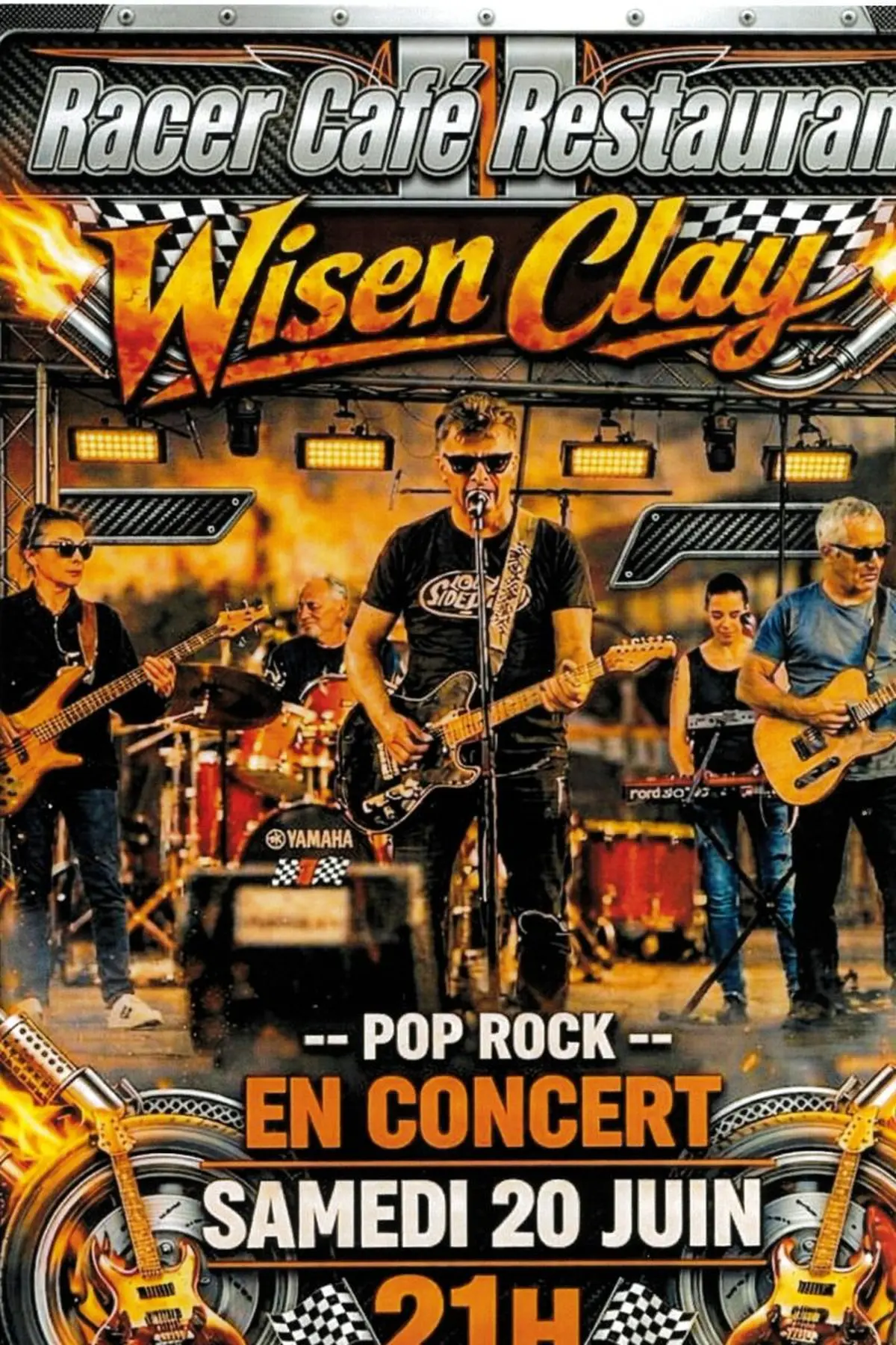 Racer Café :  Concert Wisen Clay